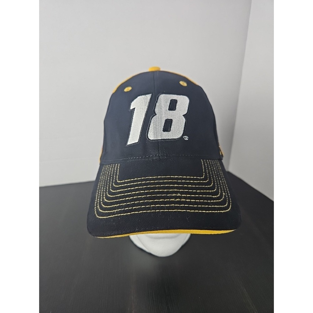 Nascar Kyle Busch #18 Black Hat/Cap‎ OSFA  2012 M&M's Racing Joe Gibbs Racing